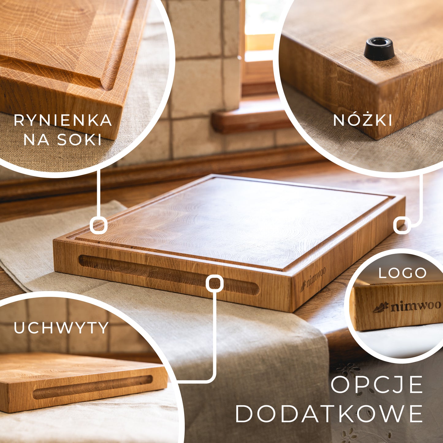 Deska sztorcowa "Dębowa"