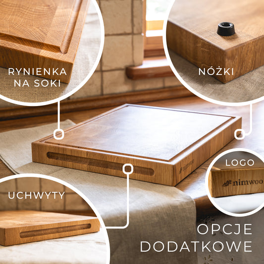 Deska Do Krojenia Klasyczna Dębowa