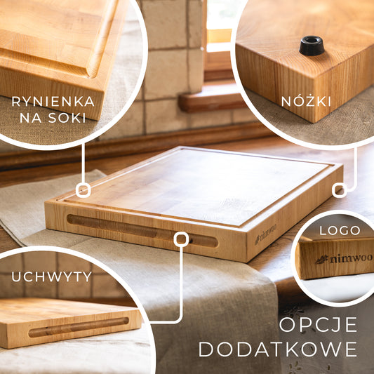 Deska Do Krojenia Klasyczna Jesionowa